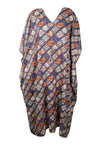 Boho Multicolor Kaftan Dress