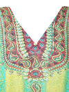 Kaftan for Women Maxi Dress Green Sheer Kaftan MaxiDresses 2XL