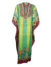 Kaftan for Women Maxi Dress Green Sheer Kaftan MaxiDresses 2XL