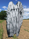 Womens Boho Maxi kaftan, Handmade Black & white Caftan L-3XL