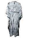 Handmade Black & White Kaftan for Women – Timeless Boho Elegance  L-3XL