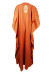 Womens Caftan Maxi dress Orange Kaftan Dress L-3XL