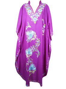  Women's Kaftan Maxi Dress, GIFT, Purple Caftans L-2XL