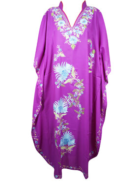 Women's Kaftan Maxi Dress, GIFT, Purple Caftans L-2XL