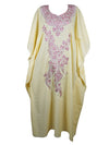 Womens Maxi Kaftan, Gift Beige Caftans L-3XL