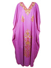 Womens Kaftan Maxi Dress, Gift, Purple Housedress  L-3X