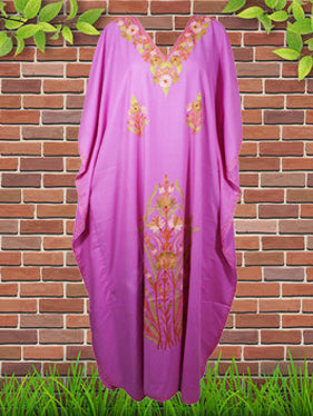 Womens Kaftan Maxi Dress, Gift, Purple Housedress  L-3X