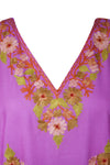 Womens Kaftan Maxi Dress, Gift, Purple Housedress  L-3X