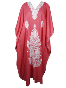  Women's Travel Kaftan Pink Boho Maxi Dress Gift  L-2XL