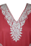 Women's Travel Kaftan Pink Boho Maxi Dress Gift  L-2XL