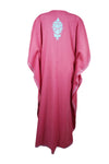 Women's Boho Maxi Dresses Pink Boho Gypsy  L-2XL