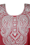 Women's  Pink Maxi Dress, Gift, Boho Gypsy Caftans L-2XL