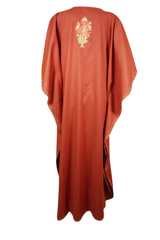 Women's Kaftan Maxi Dress, GIFT, Orange Caftans,L-2XL