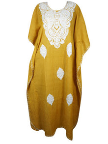  Womens Caftan Dress, Handmade Olive Green Kaftan L-2XL