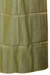 Pair of Indian Sari Curtains – Gold Cream Drape Panels, Handmade Bed Canopy Curtains