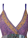 Womens Boho Hippy Beach Dress, Fall Maxi Dress, Purple Dress ML