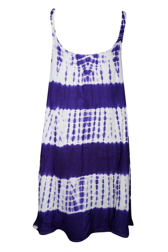 white cotton tank dress for tie dye Cato Fashions