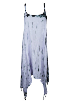  Woodstock tie dye dress women's festive clothing maxi summer dress for women XS