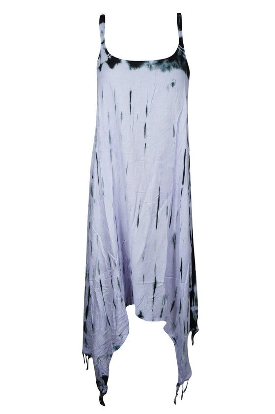 Woodstock tie dye dress, women's festive clothing maxi summer dress for women XS