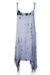 Woodstock tie dye dress women's festive clothing maxi summer dress for women XS