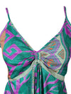 Womens Summer Maxi Dress Green Summer Dresses S/M