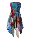 Women’s Summer Patchwork Dress Boho Patchwork Sundress