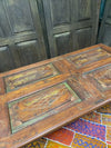 Rustic Farmhouse Chai Table, Antique Takht Coffee Table