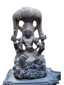  PRE ORDER Dakshinamurti Shiva Natural Stone Garden Statue Handcarved Granite Stone