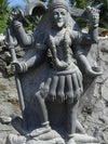 Natural Granite Kali Goddess Sculpture – Handcarved Garden Statue (Pre-Order)
