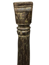 Antique Carved Pillars Columns Candle Holders, Rustic Farmhouse Tall CANDLESTANDS