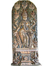Antique Ashtalakshmi Lotus Temple Statue Goddess Sculpture