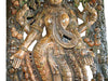 Antique Ashtalakshmi Lotus Temple Statue Goddess Sculpture