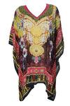 Wings To Fly Caftan Dress Vibrant Shades JEWEL Size
