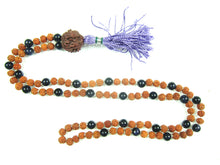  Chakra Necklace Japa Mala Rudraksha Amethyst Handmade Mala
