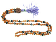  THIRD Eye CHAKRA Buddhist Necklace Rudraksha AMETHYST 108 Mala