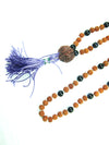 Third Eye Chakra Necklace Japa Mala Rudraksha Handmade Mala