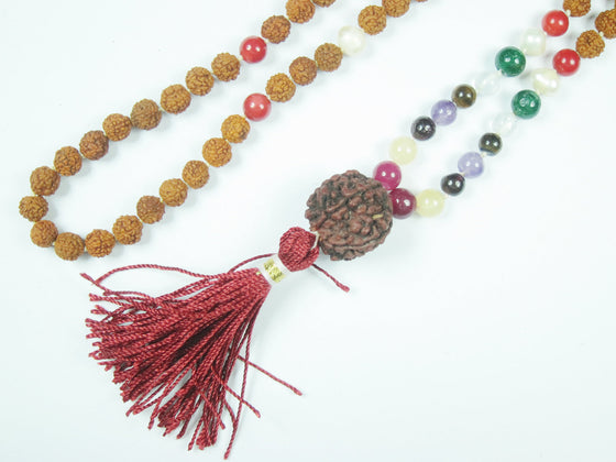 Meditation Nine Planets Navgraha Healing Mala Handmade Beads Japa Mala