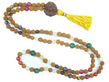  Yoga Prayer Mala Beads Meditation Japamala Rudraksha Nine Planet Healing Mala