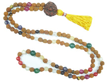  Yoga Prayer Beads Meditation Japamala Rudraksha Nine Planet Healing