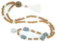  Meditation Pearl Mala Bead Rudraksha Healing Stone Japamala Yoga