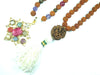 Nine Planet Yoga Mala Handmade Navratna Stone Japa Mala Beads