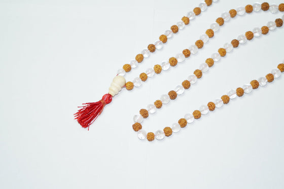 Hand knotted Malabeads Balance Energy Rudraksha Meditation Beads
