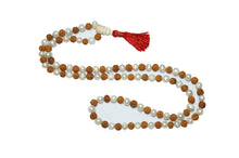  Shiva Shakti Mala Beads Clearing Energies Moon Pearl Rudraksha