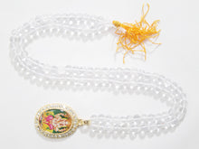  Clearing Crystal Prayer Mala Beads Ganesha Natural Himalaya Spiritual Healing Mala
