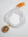 Clearing Crystal Prayer Mala Beads Ganesha Natural Himalaya Spiritual Healing Mala