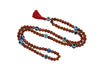 Invoking Energy Sunstone Mala Beads Necklace Blue Evil Eye