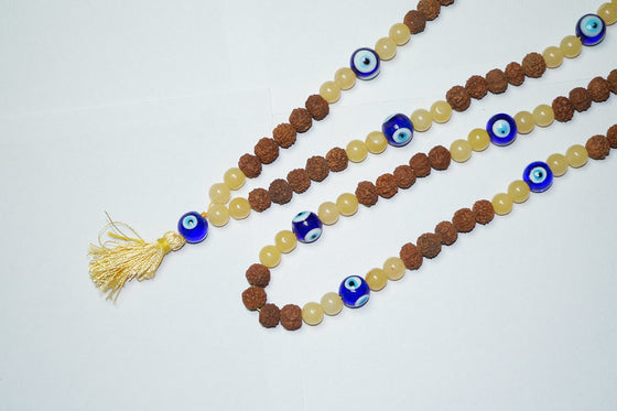 Citrine Balancing Mala Beads Yoga Mala Clarity of Thought