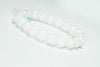 Energetic Beads White Ageta Moonstone Jewellery Meditation Wrist