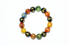  Chakra Bracelet Buddhist Stress Mantra Carved Gold Malabeads Prayer