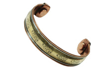  Peaceful Buddha Gift Magnetic Copper Cuff Bracelet 3 Metal